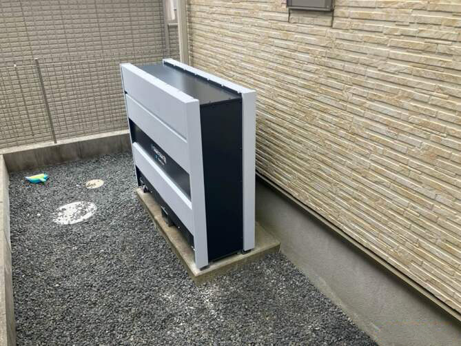 蓄電池　施工事例